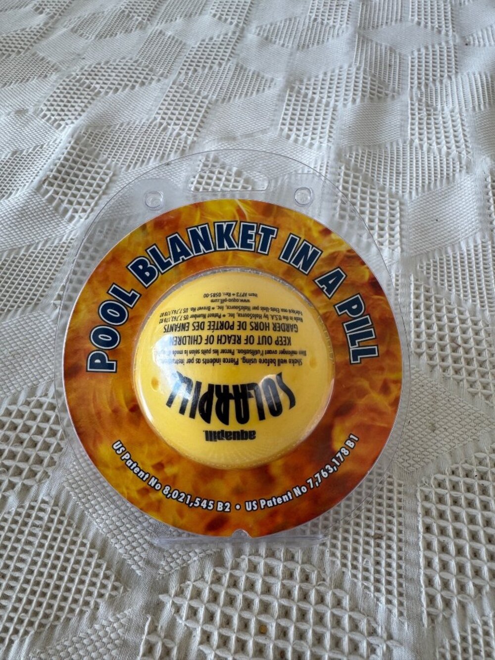 Pool Blanket In A Pill SolarPill AP73 by AquaPill For Pool Heat Retainer NWB